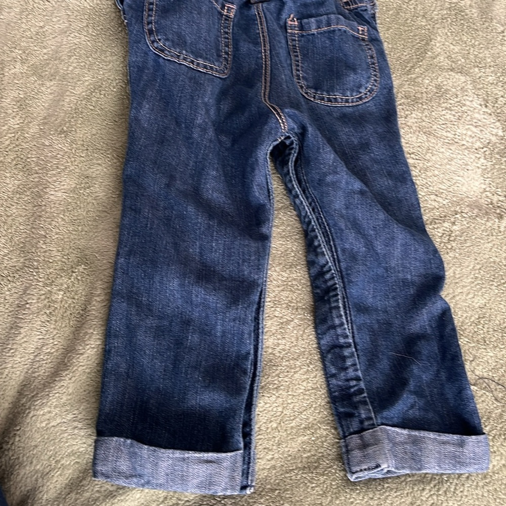 ๐ 2/$15 Old Navy Girls Denim Overalls-2T - Picture 5 of 9